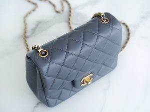 Chanel 金属球方胖子 深灰色 图7