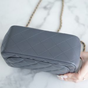 Chanel 金属球方胖子 深灰色 图9