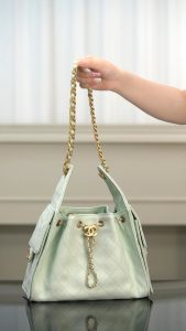 Chanel small hobo 薄荷绿小号 图1