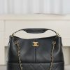 Chanel 25A 购物袋 原厂黑牛 小号 图1