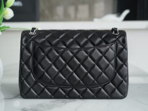 CF Classic Flap Jumbo |黑银 羊皮 图3