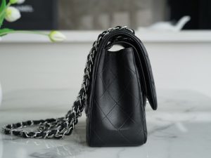 CF Classic Flap Jumbo |黑银 羊皮 图6