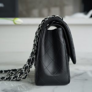CF Classic Flap Jumbo |黑银 羊皮 图6