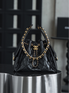 25s hobo BAG 小号黑色油蜡牛皮 图1