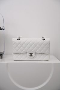 「Classic Flap」经典口盖包 中号 仙女白 图1