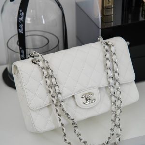 「Classic Flap」经典口盖包 中号 仙女白 图5