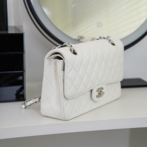 「Classic Flap」经典口盖包 中号 仙女白 图7