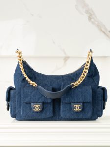 Chanel 25c 爆款牛仔hobo 嬉皮包 大号 图1