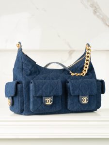 Chanel 25c 爆款牛仔hobo 嬉皮包 大号 图4