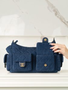 Chanel 25c 爆款牛仔hobo 嬉皮包 大号 图6