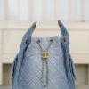 Chanel hobo bag 浅蓝牛仔 中号 图1