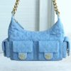 Chanel 25c 早春多口袋牛仔hobo 小号 图1