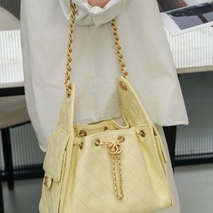 Chanel small hobo 小鸡黄 小号 图8