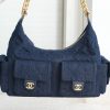 Chanel 25c 爆款牛仔hobo 嬉皮包 小号 图1