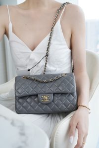 CF Classic Flap|小号 羊皮 深灰ʚྀིɞ 图3