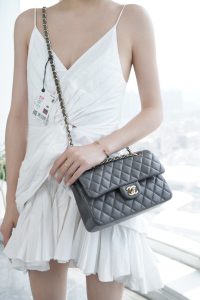 CF Classic Flap|小号 羊皮 深灰ʚྀིɞ 图4
