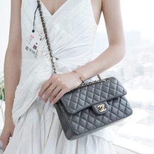 CF Classic Flap|小号 羊皮 深灰ʚྀིɞ 图4