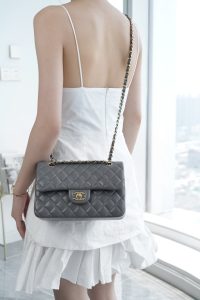 CF Classic Flap|小号 羊皮 深灰ʚྀིɞ 图5