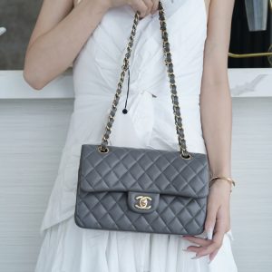 CF Classic Flap|小号 羊皮 深灰ʚྀིɞ 图7