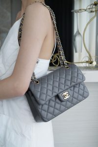 CF Classic Flap|小号 羊皮 深灰ʚྀིɞ 图8