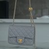 Chanel 金属球方胖子 浅灰 图1