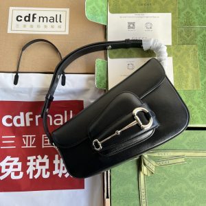 【配置专柜包装】Gucci Horsebit 1955系列小号肩背包 图1