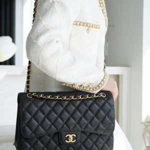 CF Classic Flap Jumbo |鱼子酱 黑金 大号 图1