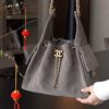 Chanel 灰色麂皮hobo 小号 图1