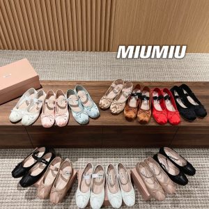 顶级版本 MIUMIU#芭蕾舞鞋 图1