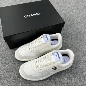 CHANEL/香奈儿 男士新款拼接布面皮革运动鞋 图1