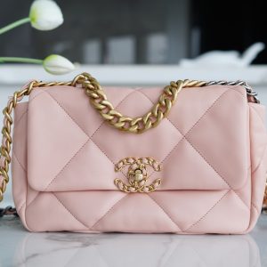 °CHANE·L春夏新品19bag 裸粉小号 图1