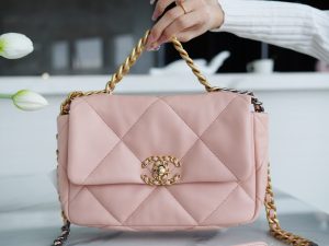 °CHANE·L春夏新品19bag 裸粉小号 图2