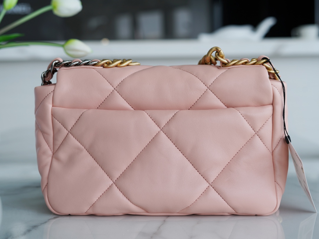 °CHANE·L春夏新品19bag 裸粉小号 图3