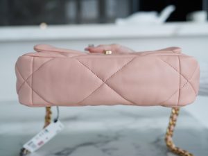 °CHANE·L春夏新品19bag 裸粉小号 图5
