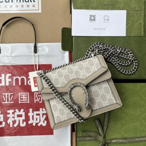 。【原厂皮配(Cdfmall三亚免税店手提袋】 Dionysus系列花卉印花迷你链条包!!G家新款简介:沉浸在复古情怀之 图1
