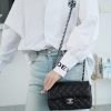 CF Classic Flap |荔枝纹 Mini 黑银 图1