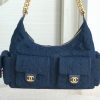 Chanel 25c 爆款牛仔hobo 嬉皮包 大号 图1