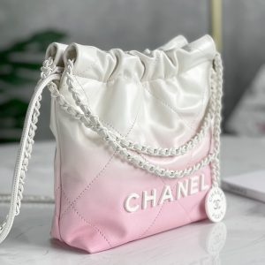 Chanel 24S 渐变粉色mini 22bag 图2