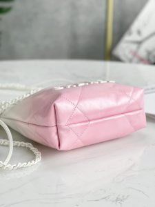 Chanel 24S 渐变粉色mini 22bag 图5