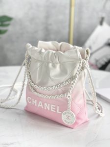 Chanel 24S 渐变粉色mini 22bag 图7