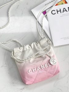 Chanel 24S 渐变粉色mini 22bag 图8