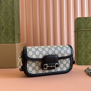 。【原厂皮配(Cdfmall三亚免税店手提袋】 Gucci Horsebit 1955系列肩背包,Gucci Horse 图1