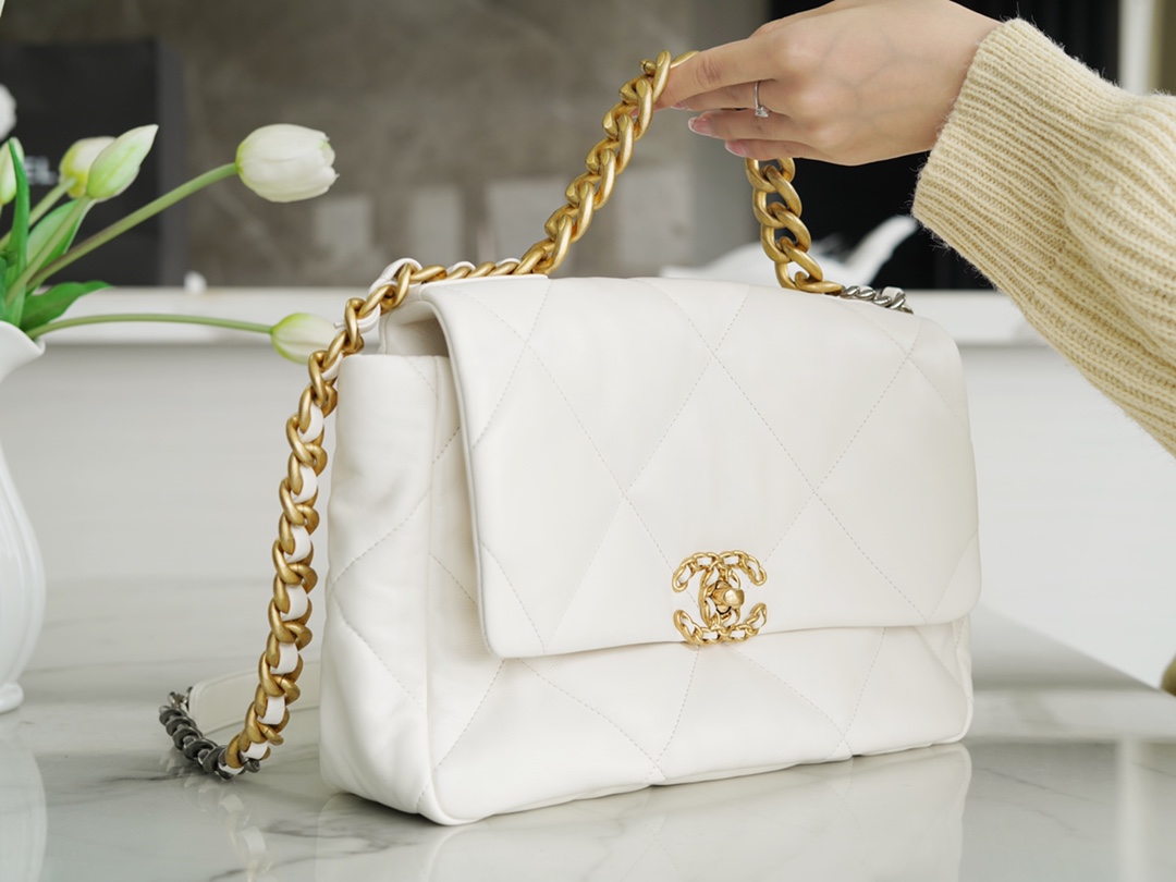Chanel 19bag 白雪公主 中号 图6