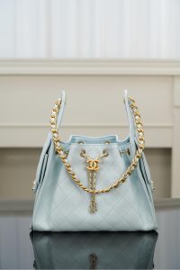 Chanel small hobo 蒂芙尼蓝小号 图1