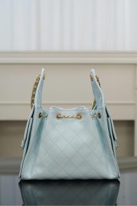 Chanel small hobo 蒂芙尼蓝小号 图2