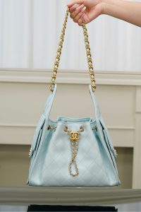 Chanel small hobo 蒂芙尼蓝小号 图4