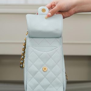 Chanel small hobo 蒂芙尼蓝小号 图7