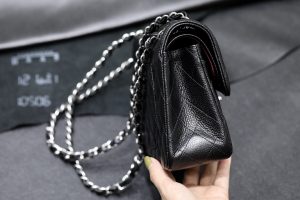 原厂皮 Classic Flap万年经典款Cf小号鱼子酱球纹 图7