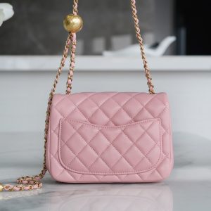 Chanel 金属球方胖子 粉色 图4
