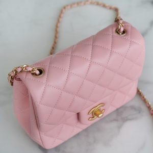 Chanel 金属球方胖子 粉色 图6